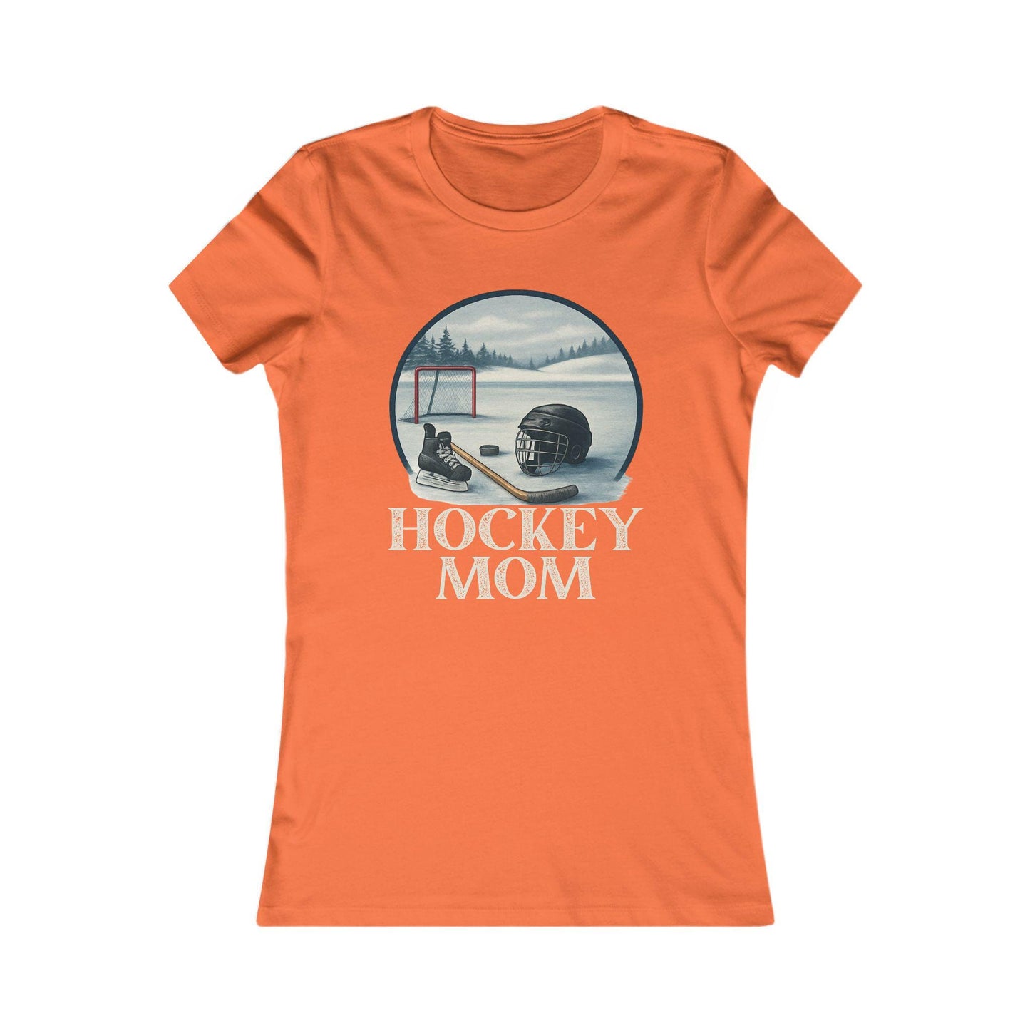 Hockey Mom T-Shirt, Perfect for Sports Fans, Ice Hockey Gifts, Casual Wear, Unique Gift for Mothers, Hockey-Themed Apparel