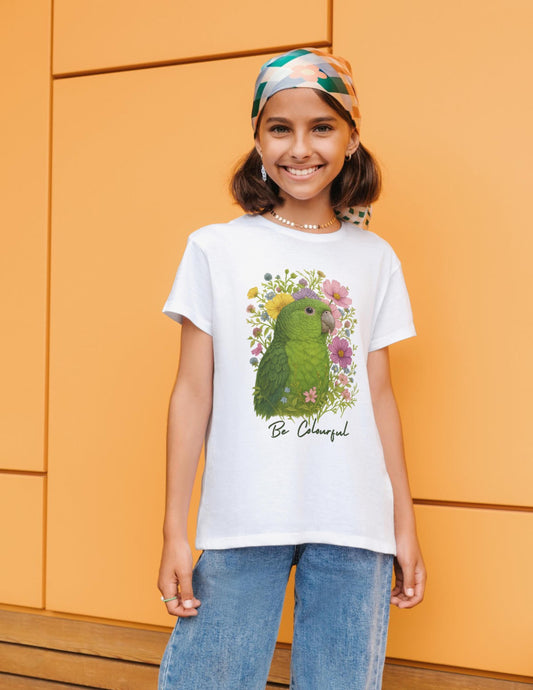 Linnie Bird T-Shirt - Be colourful, Unisex Graphic Tee, Bird Lover Gift, Colorful Nature Shirt, Casual Top