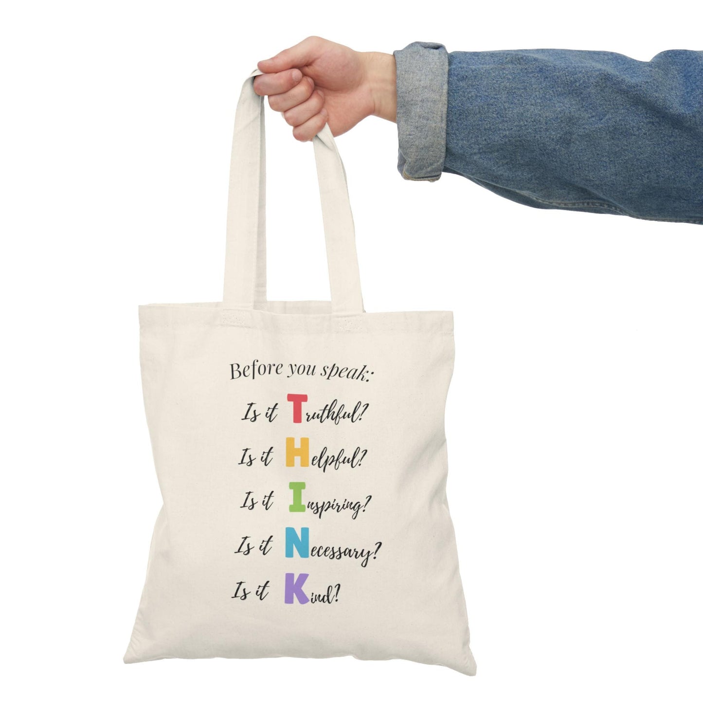 Kindness Tote Bag, Teacher Bag, Teacher Gift, Early Childhood Educator, Reusable Grocery Bag, Eco-Friendly Tote