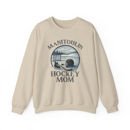 Manitoulin Hockey Supporter Crewneck Sweatshirt, Cozy Sweater for Sports Lovers, Gift for Hockey Moms, Unisex Apparel, Winter Fashion