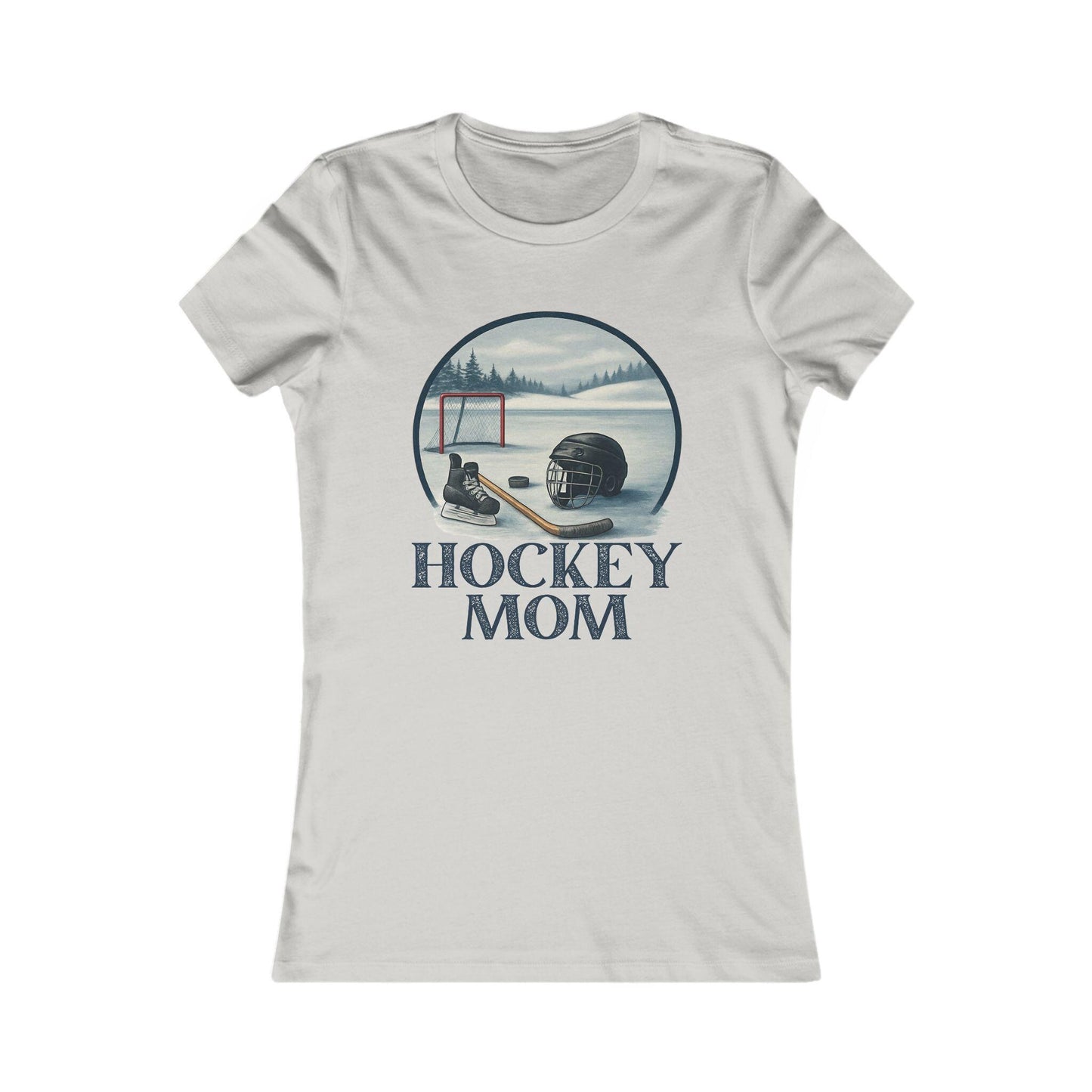 Hockey Mom T-Shirt, Perfect for Sports Fans, Ice Hockey Gifts, Casual Wear, Unique Gift for Mothers, Hockey-Themed Apparel