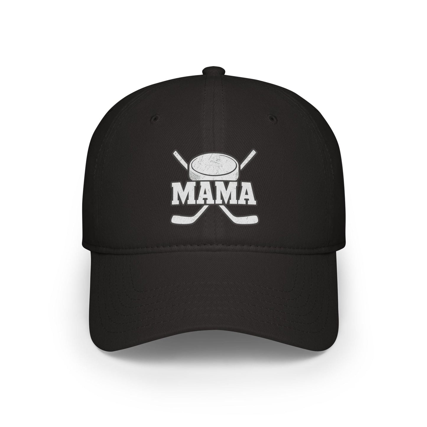Mama Hockey Cap | Low Profile Baseball Cap | Supportive Gift for Hockey Moms | Sportswear | Outdoor Activities | Holiday Gifts