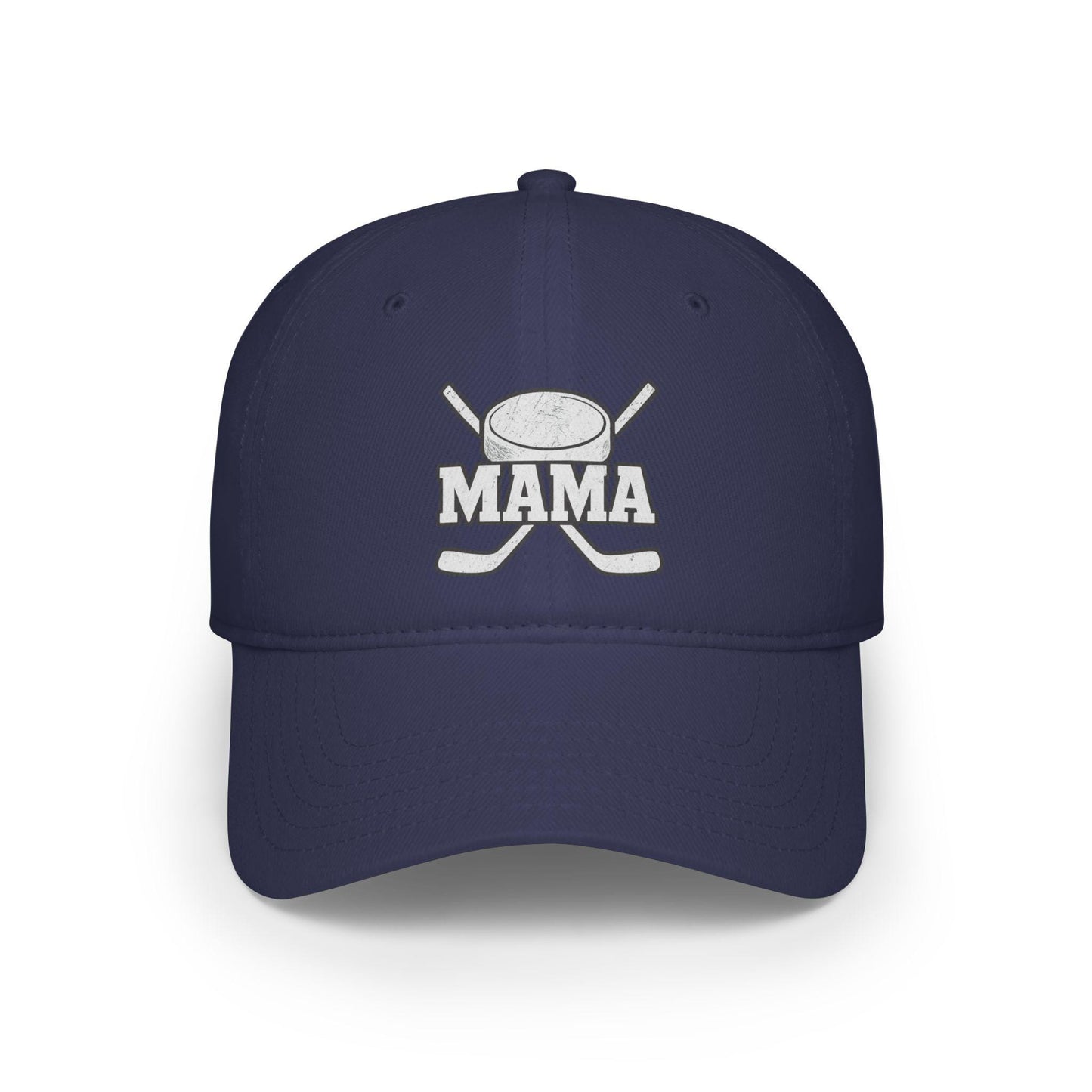 Mama Hockey Cap | Low Profile Baseball Cap | Supportive Gift for Hockey Moms | Sportswear | Outdoor Activities | Holiday Gifts