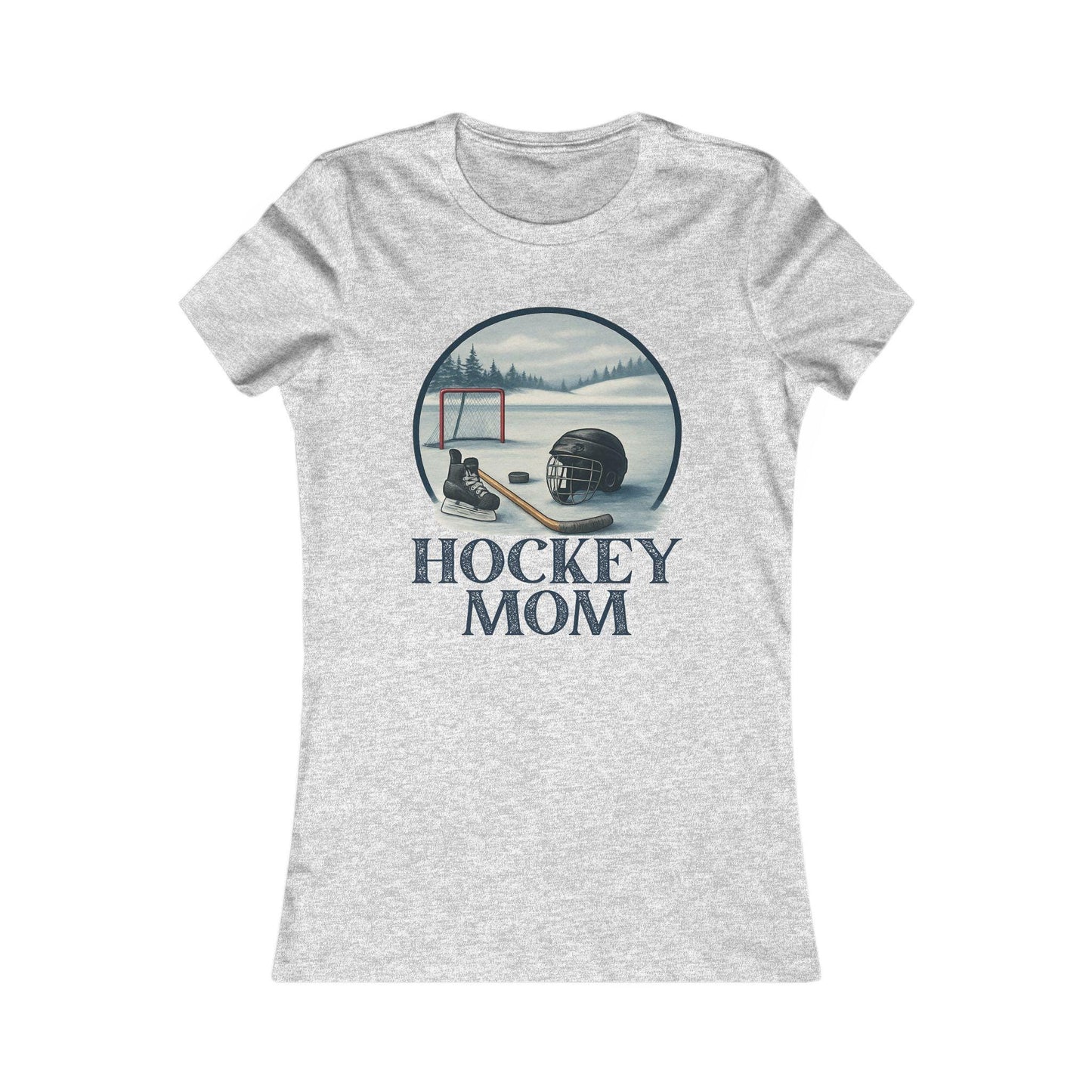 Hockey Mom T-Shirt, Perfect for Sports Fans, Ice Hockey Gifts, Casual Wear, Unique Gift for Mothers, Hockey-Themed Apparel