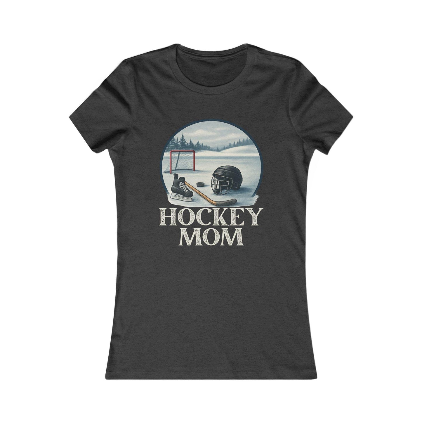 Hockey Mom T-Shirt, Perfect for Sports Fans, Ice Hockey Gifts, Casual Wear, Unique Gift for Mothers, Hockey-Themed Apparel