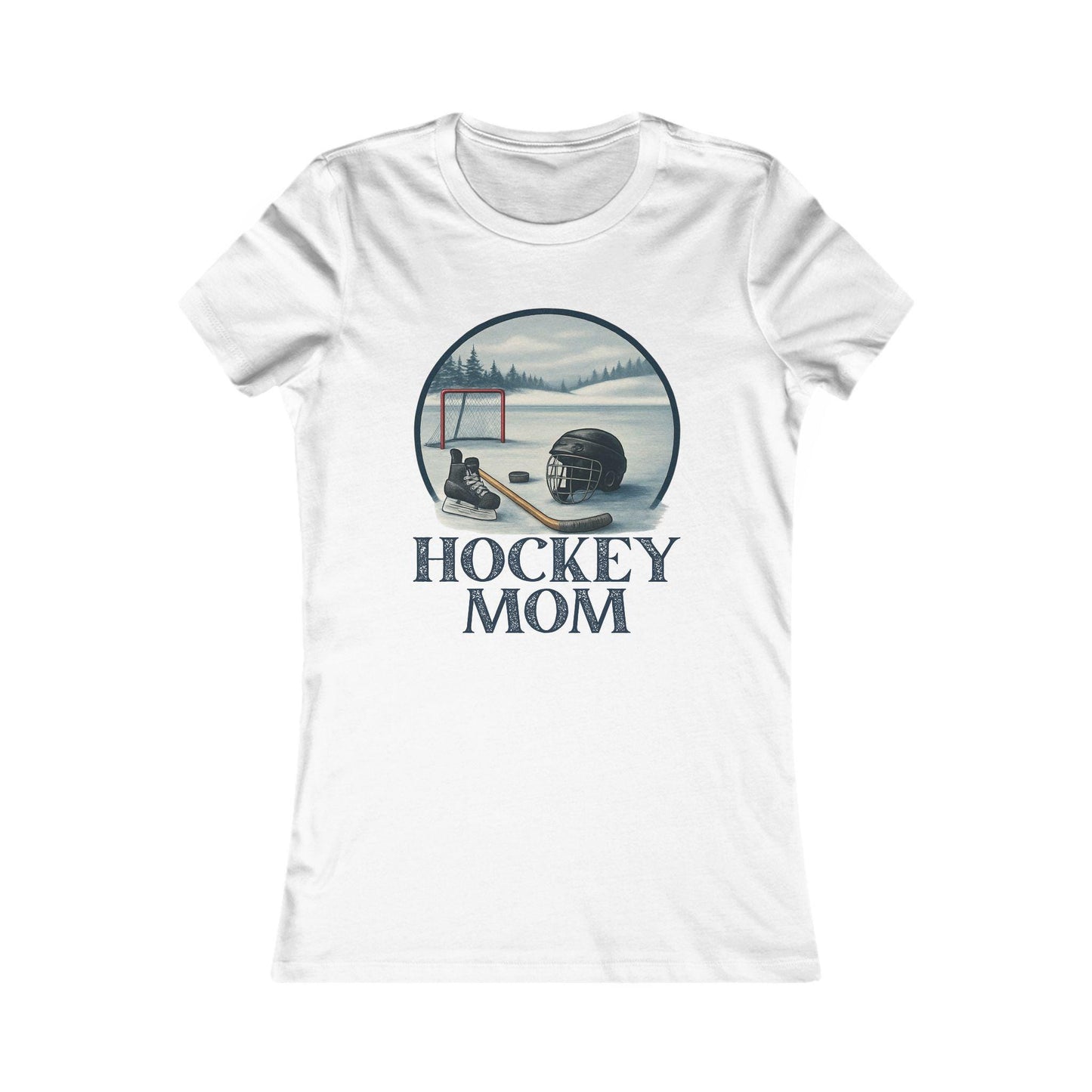 Hockey Mom T-Shirt, Perfect for Sports Fans, Ice Hockey Gifts, Casual Wear, Unique Gift for Mothers, Hockey-Themed Apparel