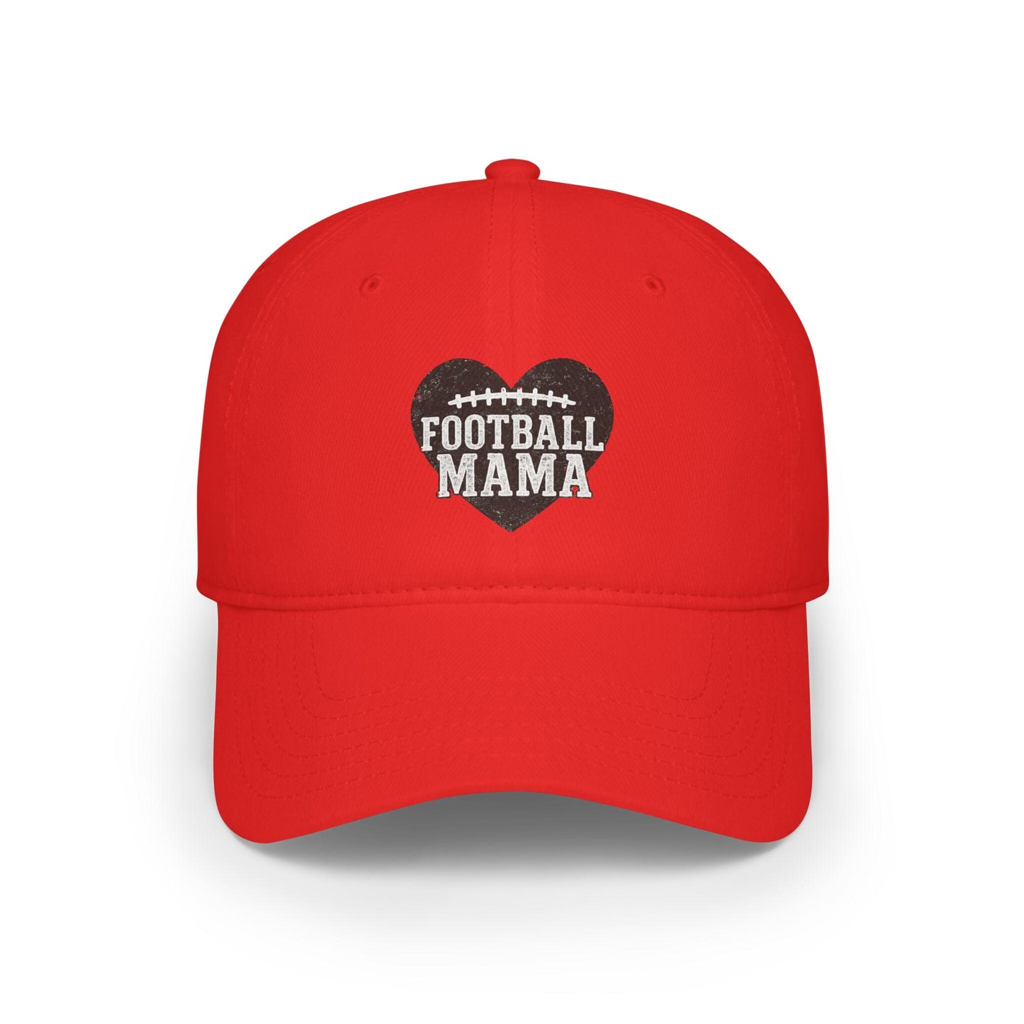 Football Mama Low Profile Baseball Cap, Sports Mom Hat, Team Parent Gift, Athletic Apparel, Game Day Gear