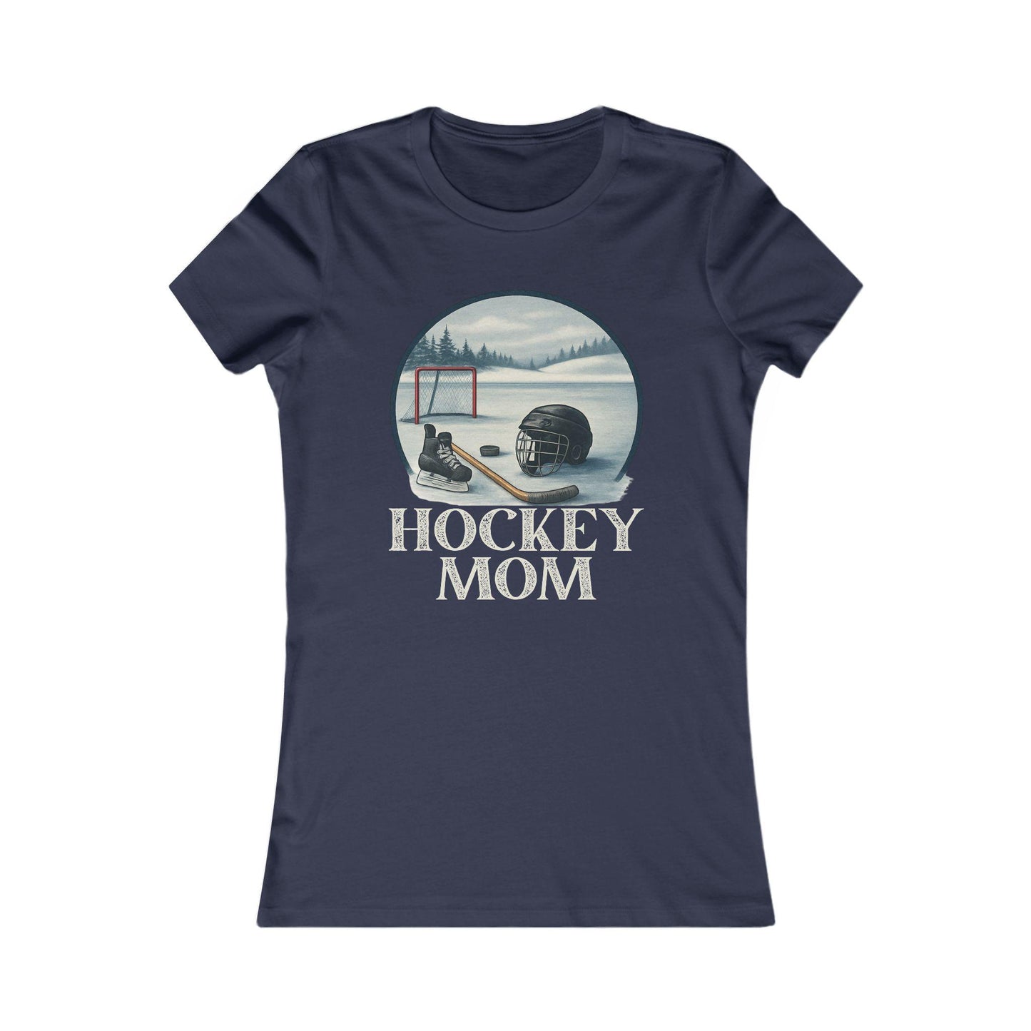 Hockey Mom T-Shirt, Perfect for Sports Fans, Ice Hockey Gifts, Casual Wear, Unique Gift for Mothers, Hockey-Themed Apparel