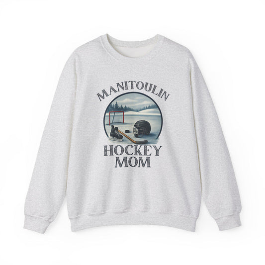 Manitoulin Hockey Supporter Crewneck Sweatshirt, Cozy Sweater for Sports Lovers, Gift for Hockey Moms, Unisex Apparel, Winter Fashion