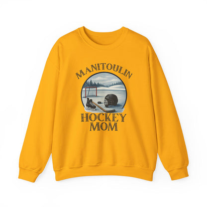 Manitoulin Hockey Supporter Crewneck Sweatshirt, Cozy Sweater for Sports Lovers, Gift for Hockey Moms, Unisex Apparel, Winter Fashion