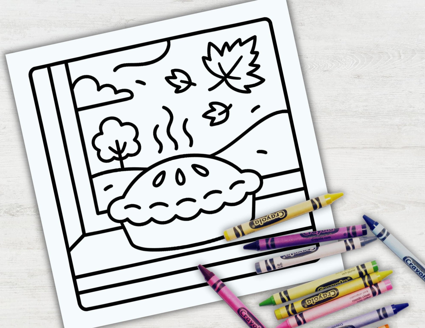 Vibrant Autumn Vibes Coloring Book - Get Cozy and Color Away