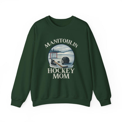 Manitoulin Hockey Supporter Crewneck Sweatshirt, Cozy Sweater for Sports Lovers, Gift for Hockey Moms, Unisex Apparel, Winter Fashion