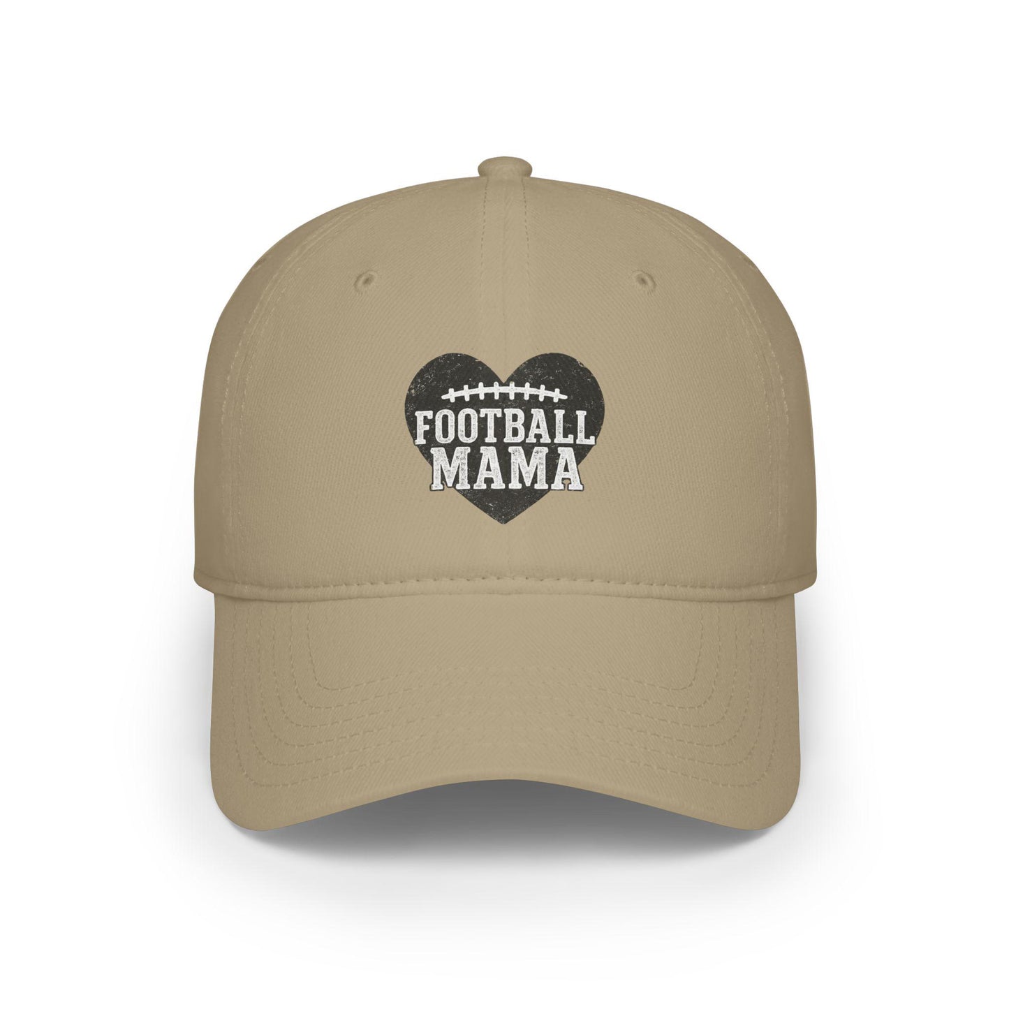 Football Mama Low Profile Baseball Cap, Sports Mom Hat, Team Parent Gift, Athletic Apparel, Game Day Gear