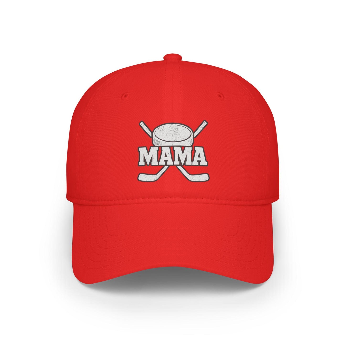 Mama Hockey Cap | Low Profile Baseball Cap | Supportive Gift for Hockey Moms | Sportswear | Outdoor Activities | Holiday Gifts