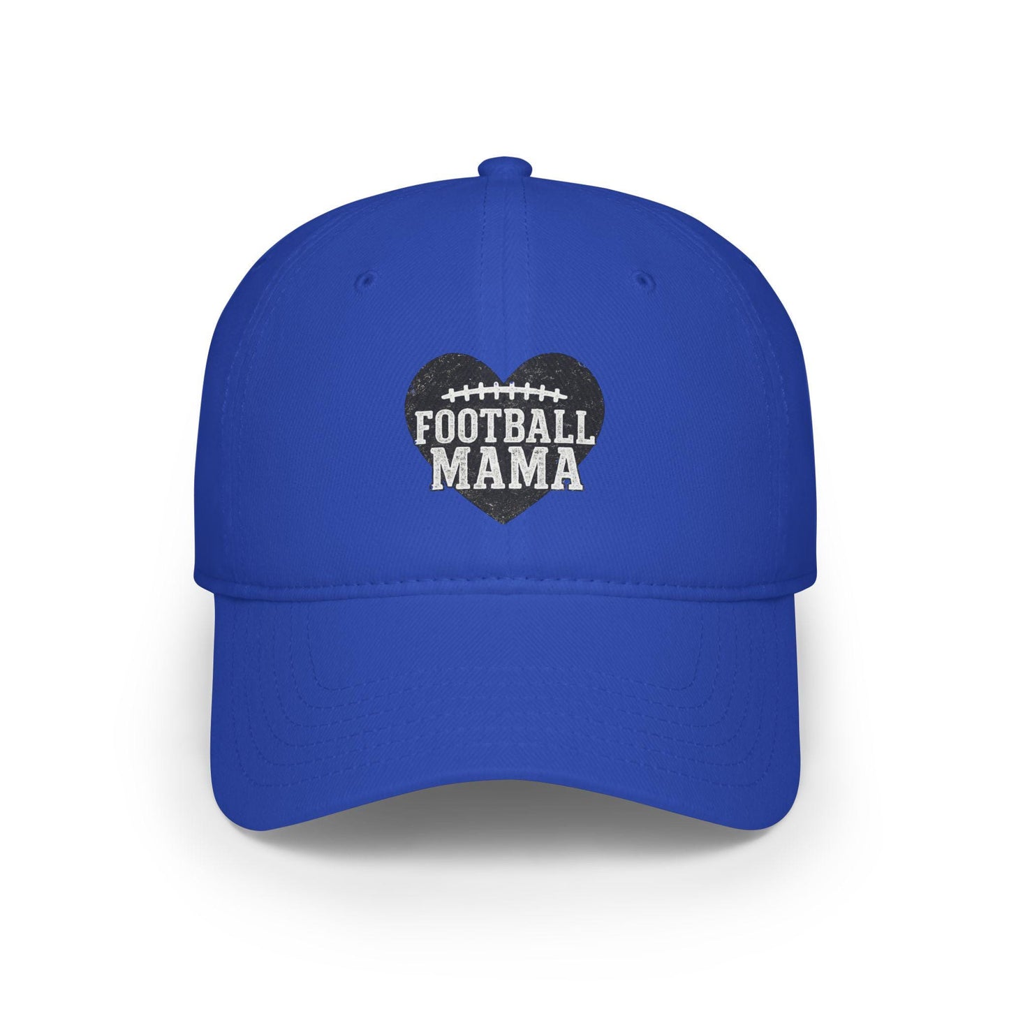 Football Mama Low Profile Baseball Cap, Sports Mom Hat, Team Parent Gift, Athletic Apparel, Game Day Gear