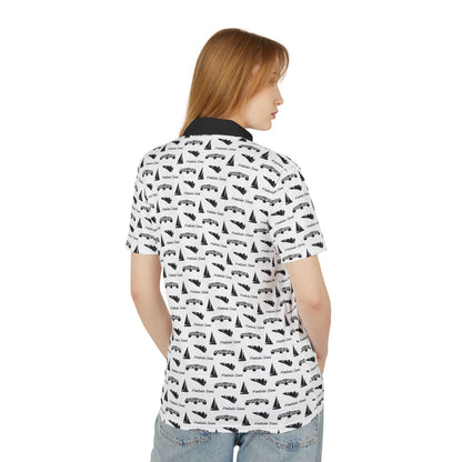 Manitoulin Island Unisex Polo Shirt - Swing Bridge, Sailboats, Manitoulin Island Design, Men's Women's Fashion