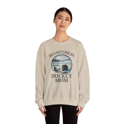 Manitoulin Hockey Supporter Crewneck Sweatshirt, Cozy Sweater for Sports Lovers, Gift for Hockey Moms, Unisex Apparel, Winter Fashion