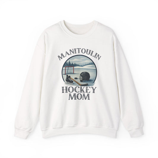 Manitoulin Hockey Supporter Crewneck Sweatshirt, Cozy Sweater for Sports Lovers, Gift for Hockey Moms, Unisex Apparel, Winter Fashion