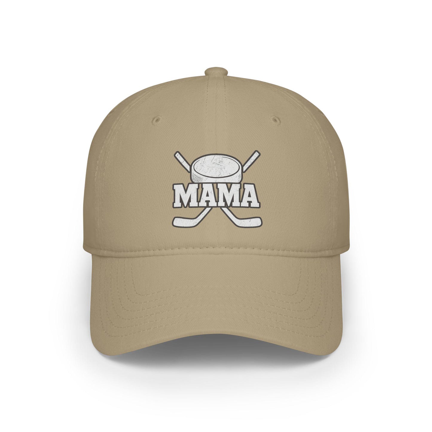 Mama Hockey Cap | Low Profile Baseball Cap | Supportive Gift for Hockey Moms | Sportswear | Outdoor Activities | Holiday Gifts