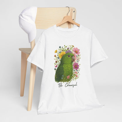 Linnie Bird T-Shirt - Be colourful, Unisex Graphic Tee, Bird Lover Gift, Colorful Nature Shirt, Casual Top