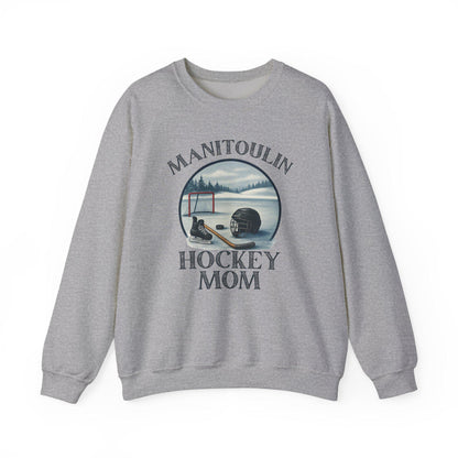 Manitoulin Hockey Supporter Crewneck Sweatshirt, Cozy Sweater for Sports Lovers, Gift for Hockey Moms, Unisex Apparel, Winter Fashion